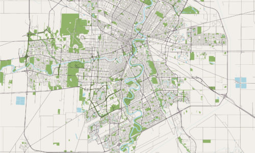 Map of Winnipeg to highlight subdivision legal services.